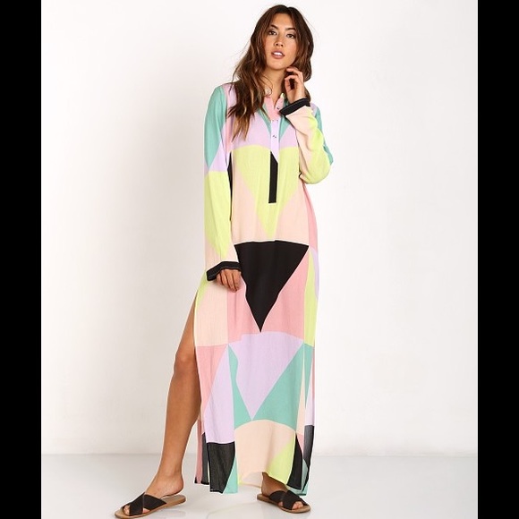 Mara Hoffman Other - NWT Mara Hoffman Mosaic maxi caftan coverup dress